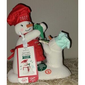 New Hallmark Christmas Jingle Pals Snowman Cookies Cant Wait 2022